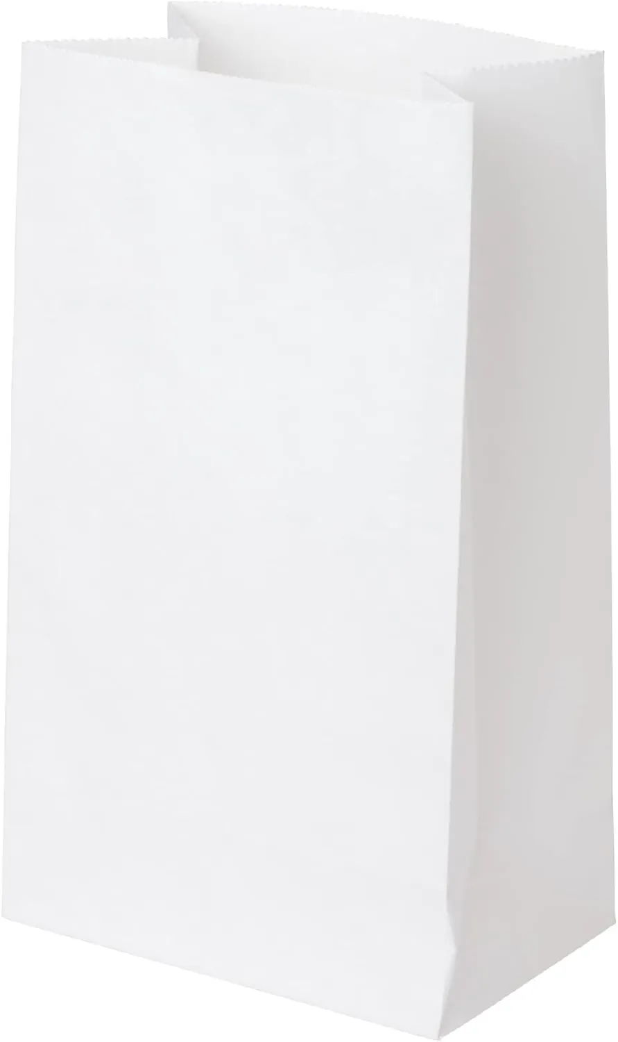 12 LB 1000 PCS 7x4x13.25 inch White Paper Bags, Lunch Bags for Take Out, Lunch, Snack, Cookies, Grocery