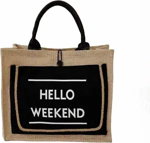 125 Jute Tote for Women, Lined Burlap Shoulder Tote Bags for Wedding Favors, Reusable Grocery Shopping Bag with Handle