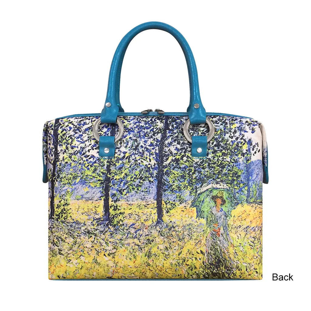 18 M-4, Handbag - Claude Monet, Sunlight Effect Under The Poplars