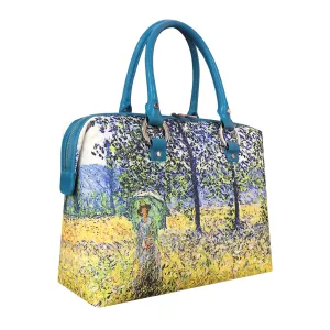 18 M-4, Handbag - Claude Monet, Sunlight Effect Under The Poplars