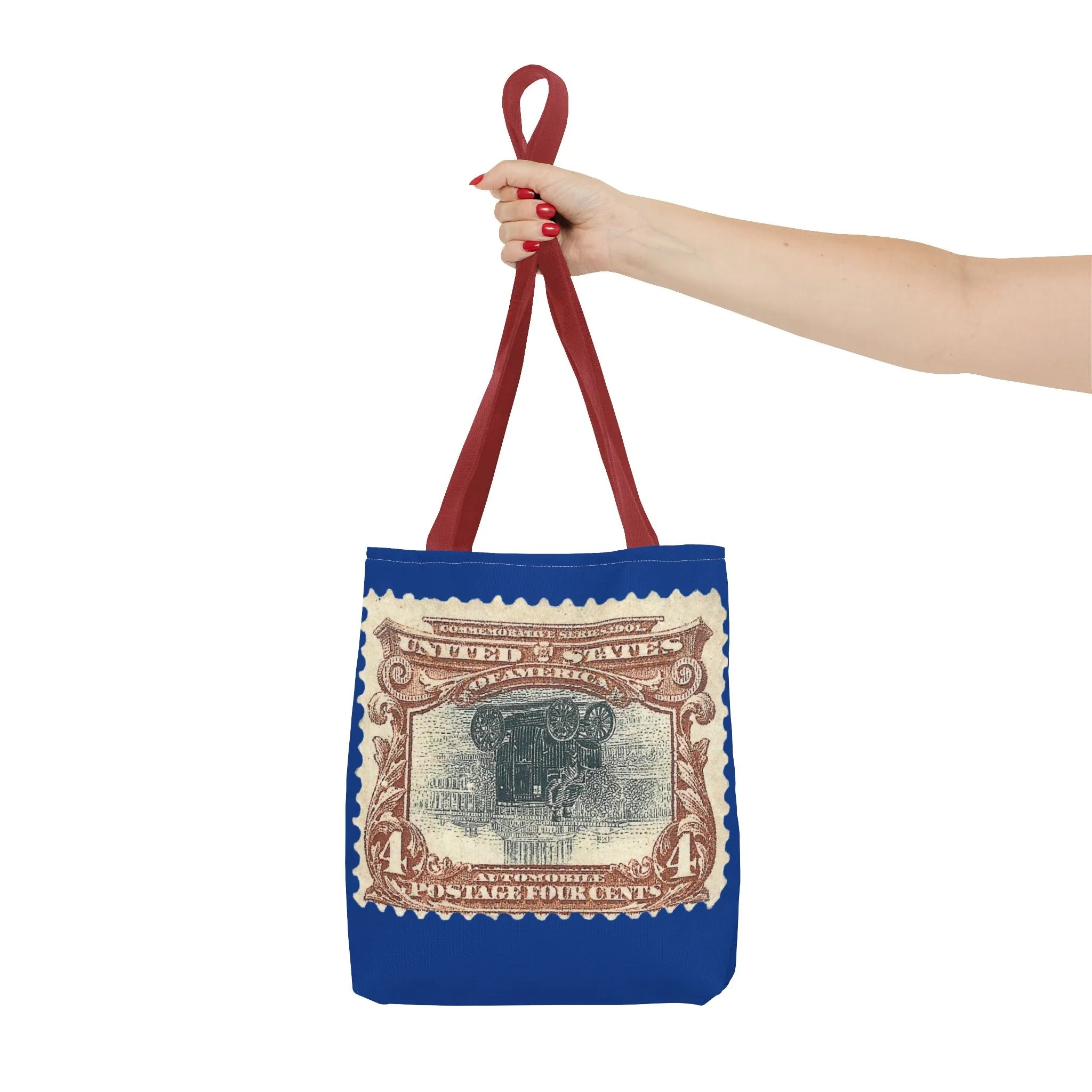 1901 2¢ PAN-AMERICAN EXPO AUTO STAMP ERROR Tote Bag