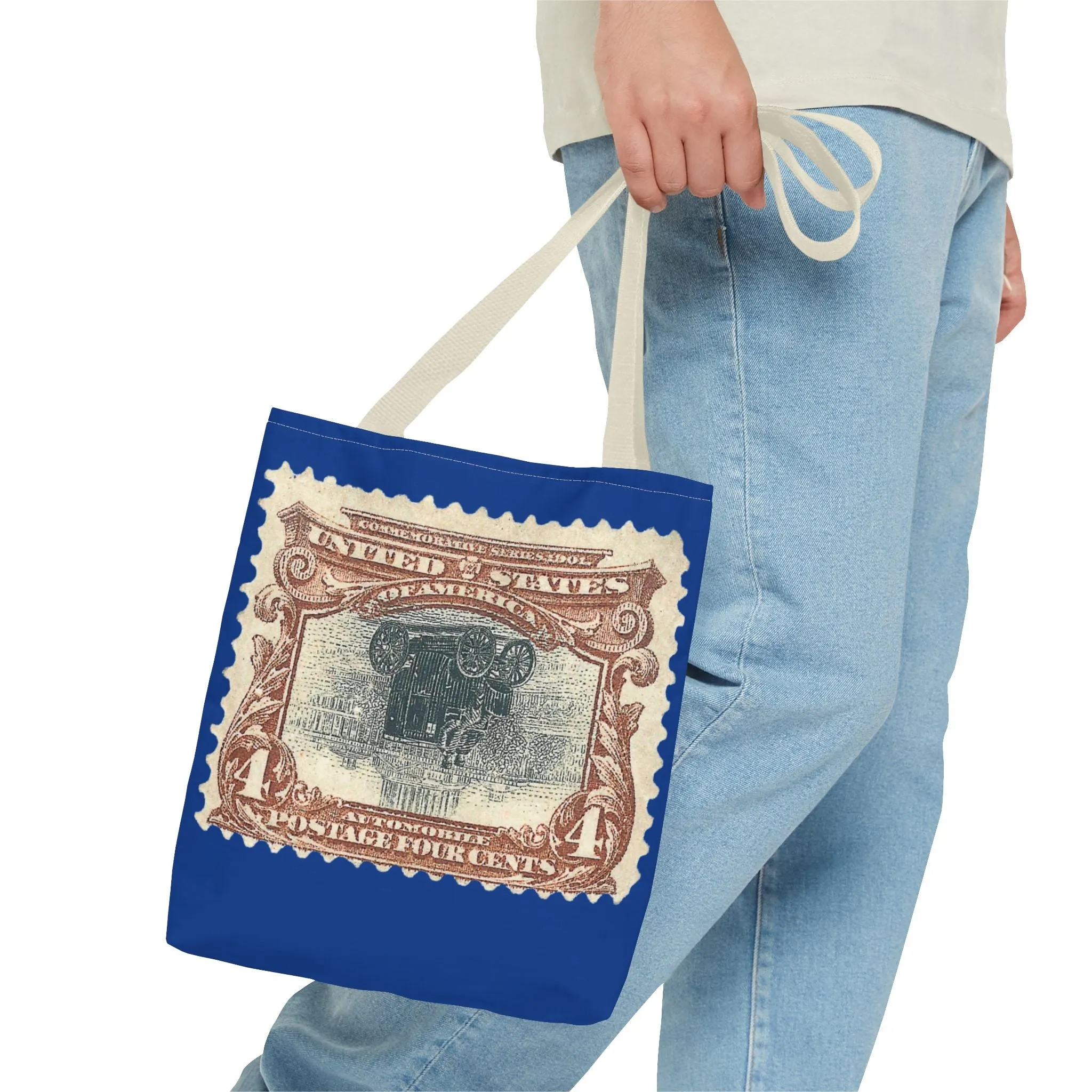 1901 2¢ PAN-AMERICAN EXPO AUTO STAMP ERROR Tote Bag