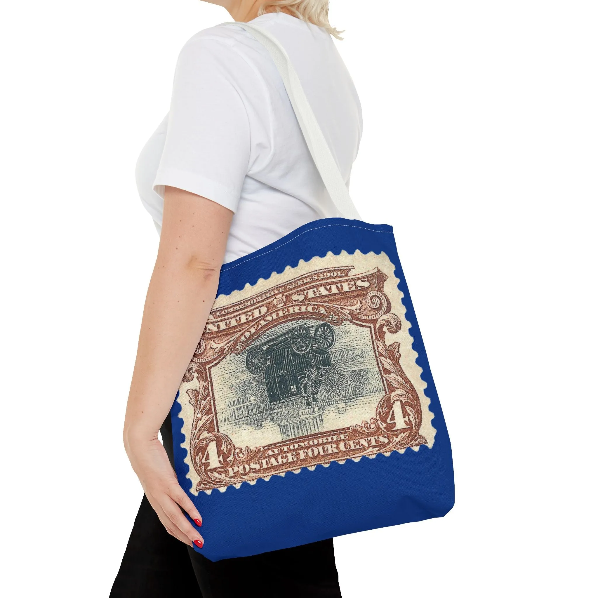 1901 2¢ PAN-AMERICAN EXPO AUTO STAMP ERROR Tote Bag