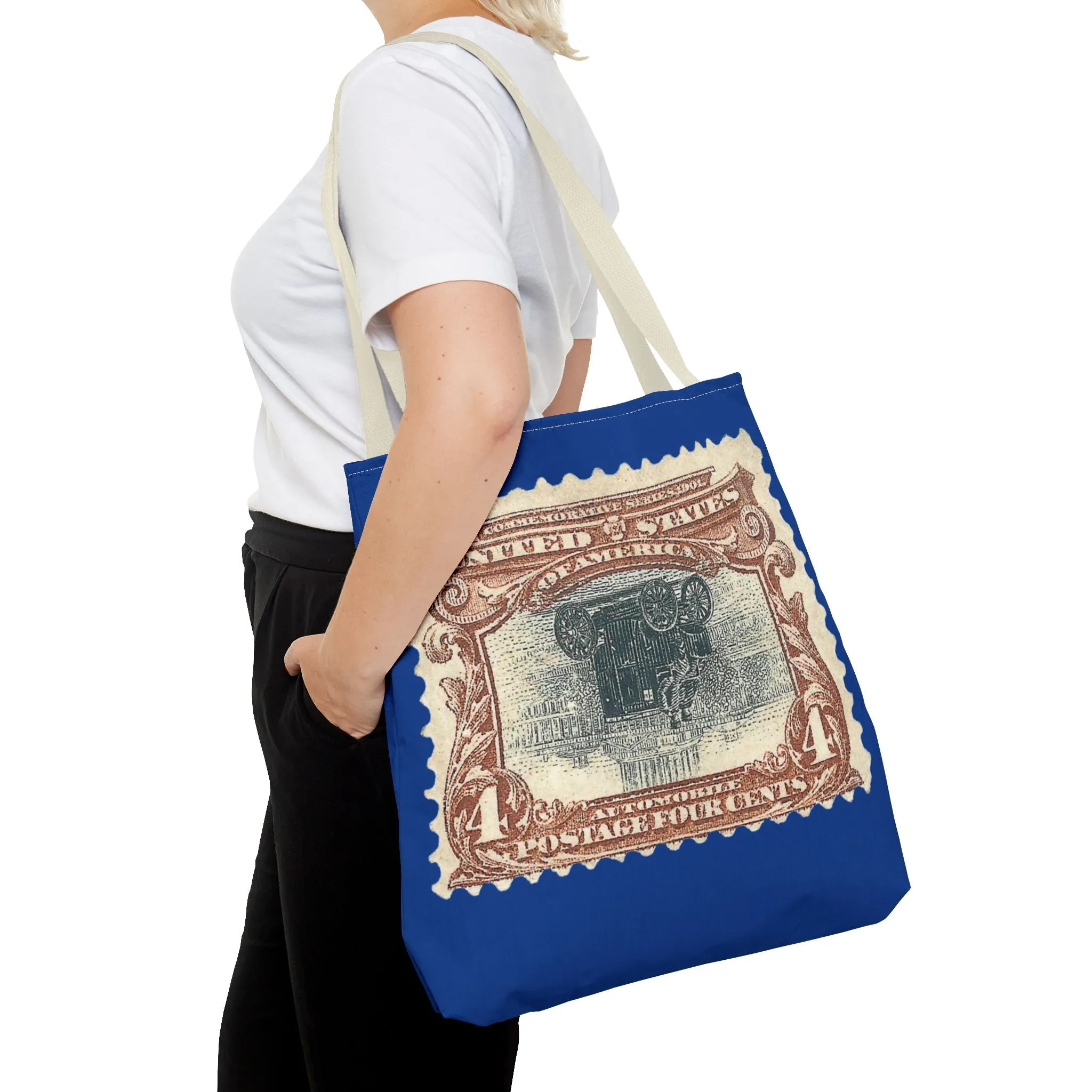 1901 2¢ PAN-AMERICAN EXPO AUTO STAMP ERROR Tote Bag