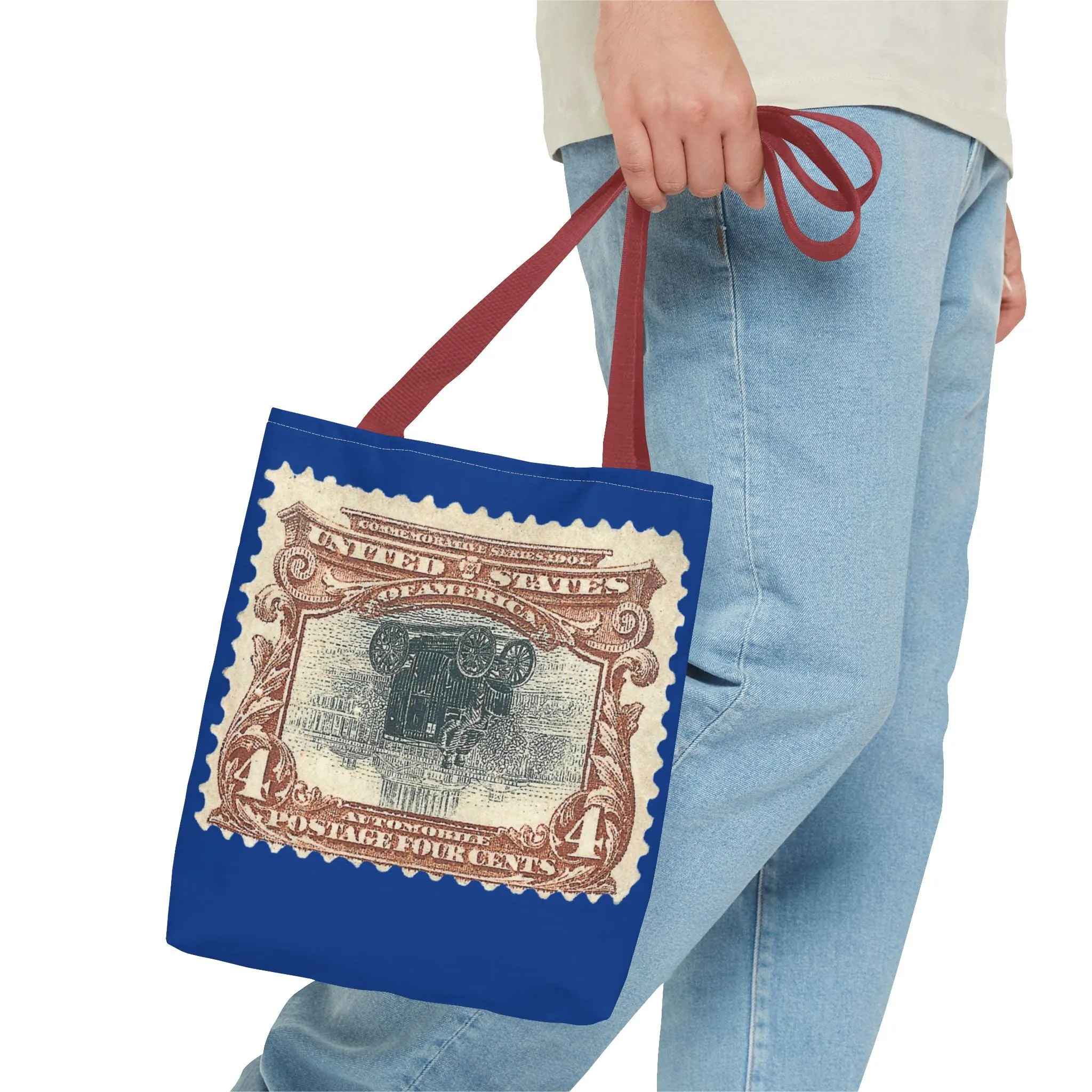 1901 2¢ PAN-AMERICAN EXPO AUTO STAMP ERROR Tote Bag
