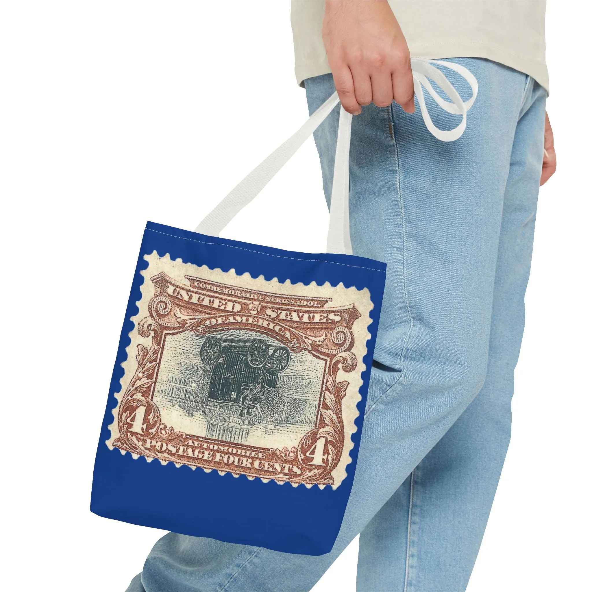 1901 2¢ PAN-AMERICAN EXPO AUTO STAMP ERROR Tote Bag