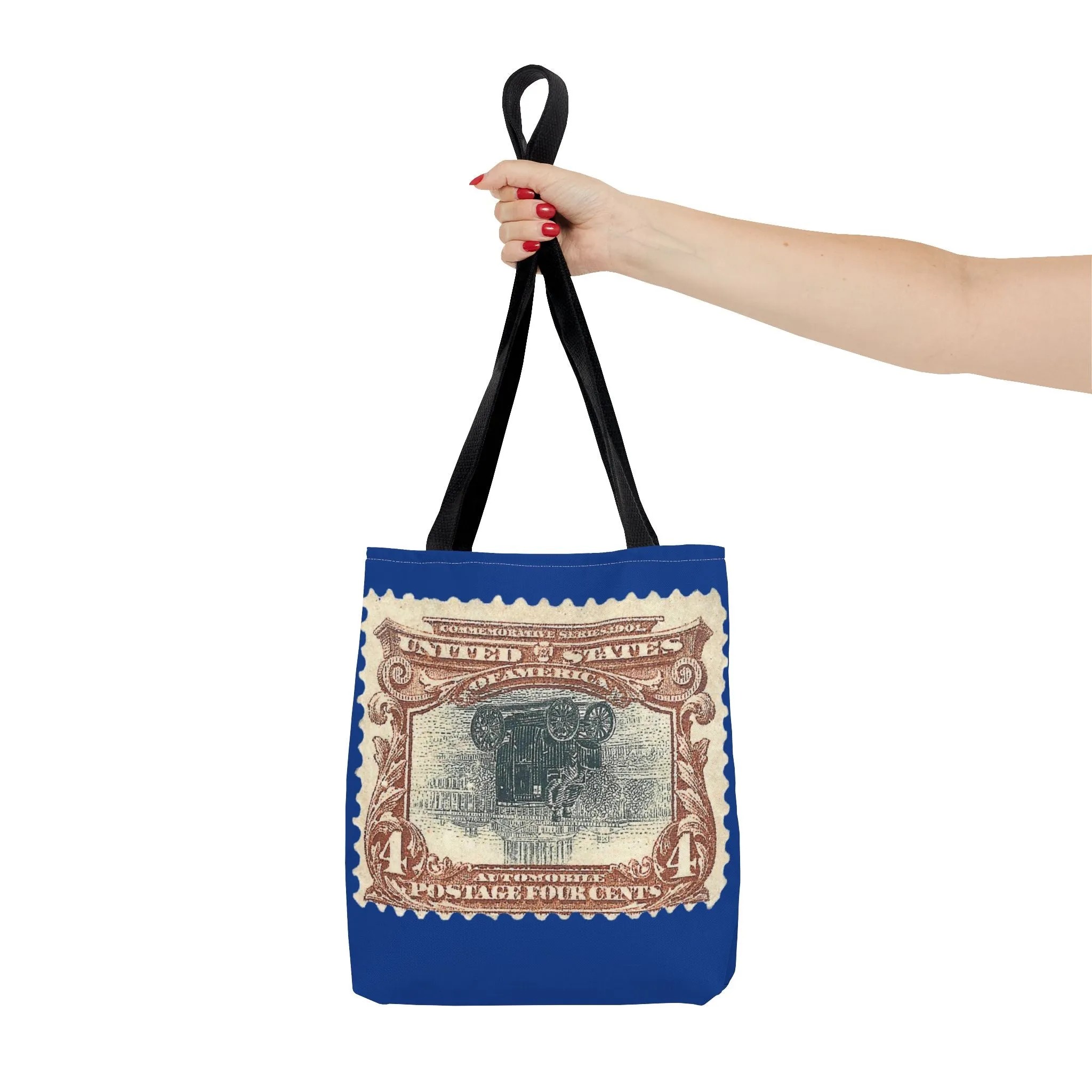 1901 2¢ PAN-AMERICAN EXPO AUTO STAMP ERROR Tote Bag