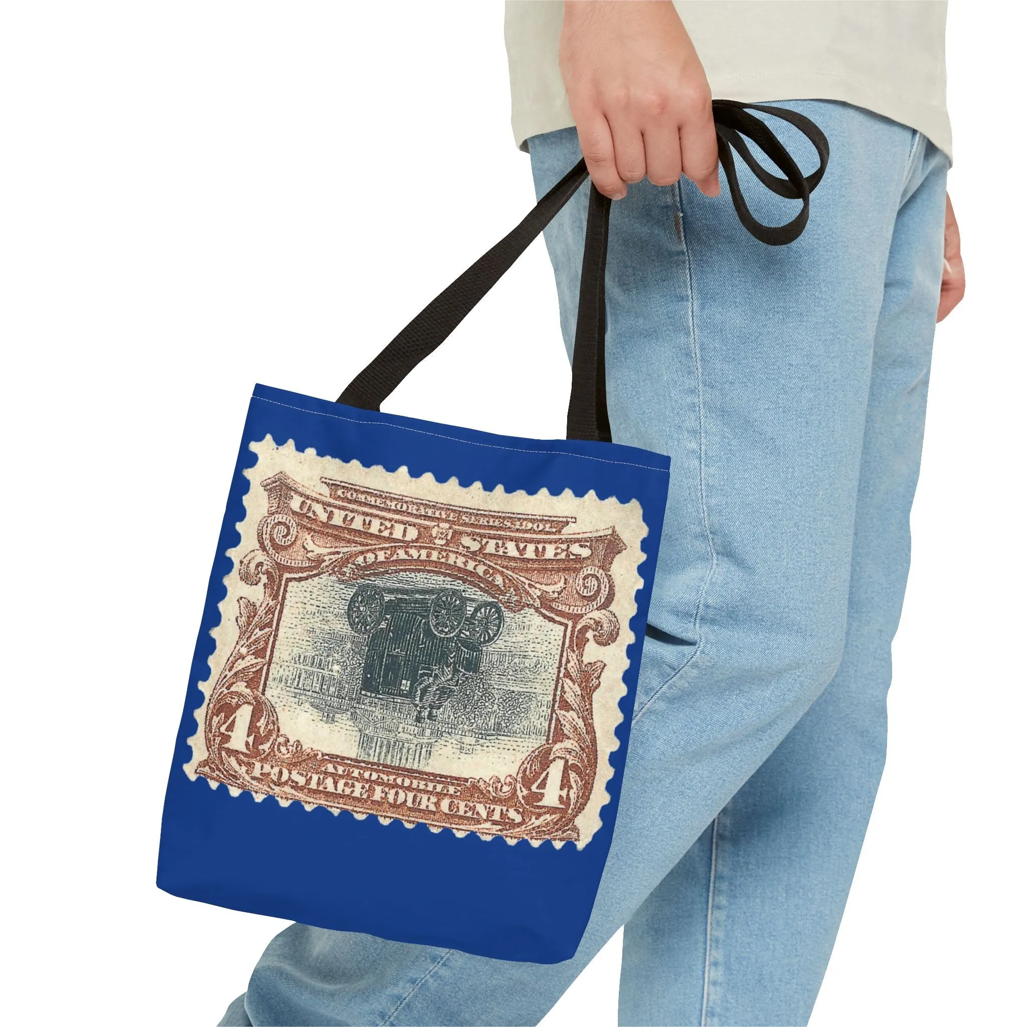 1901 2¢ PAN-AMERICAN EXPO AUTO STAMP ERROR Tote Bag