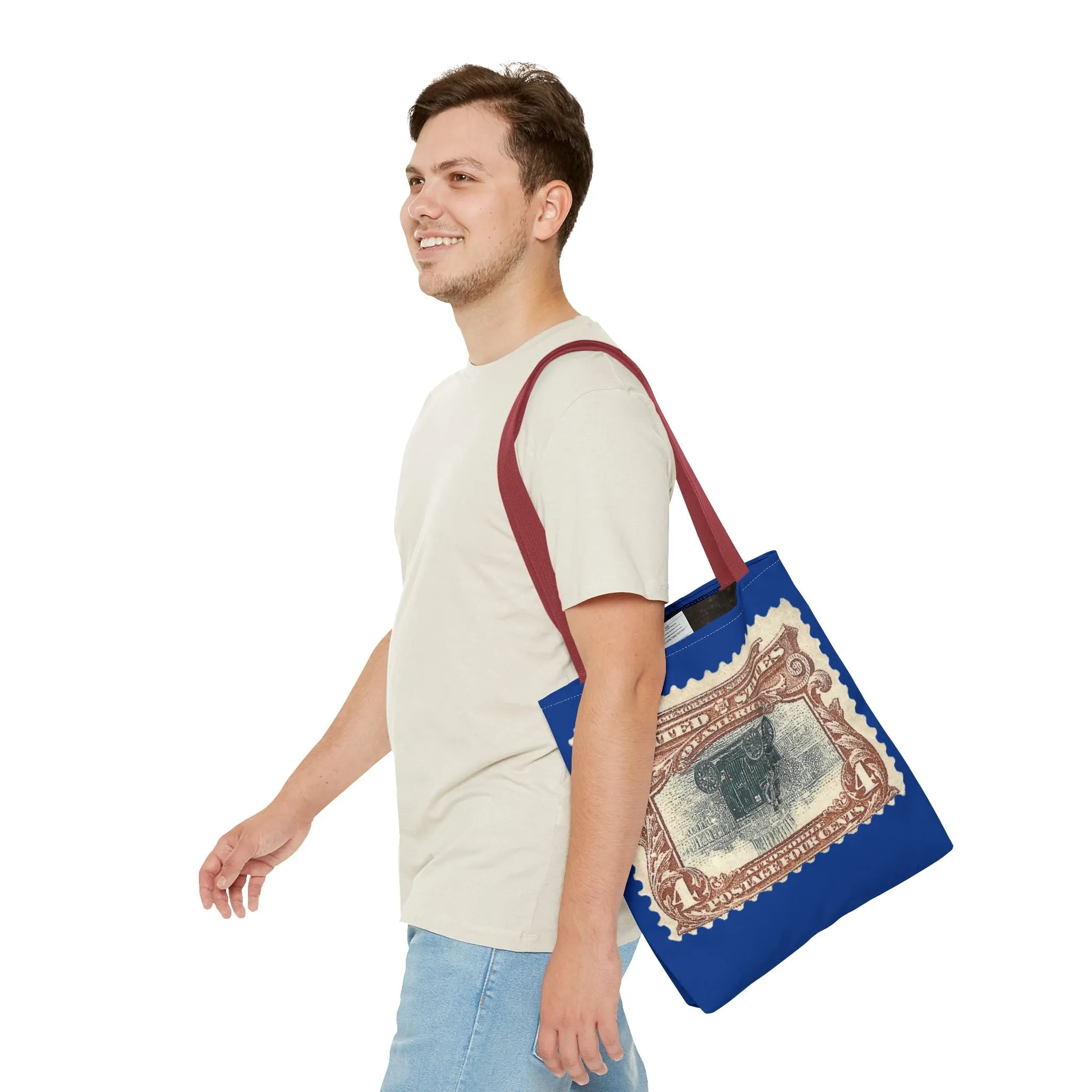 1901 2¢ PAN-AMERICAN EXPO AUTO STAMP ERROR Tote Bag