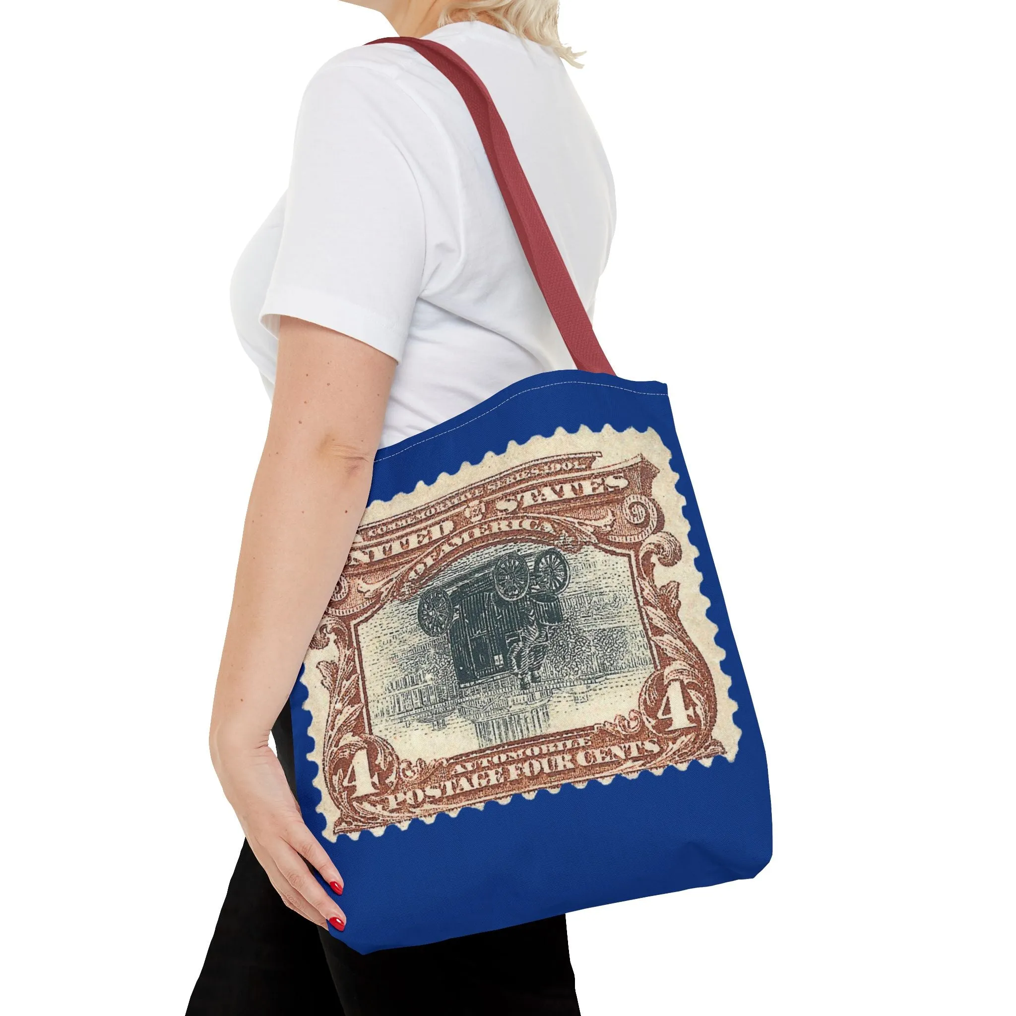 1901 2¢ PAN-AMERICAN EXPO AUTO STAMP ERROR Tote Bag
