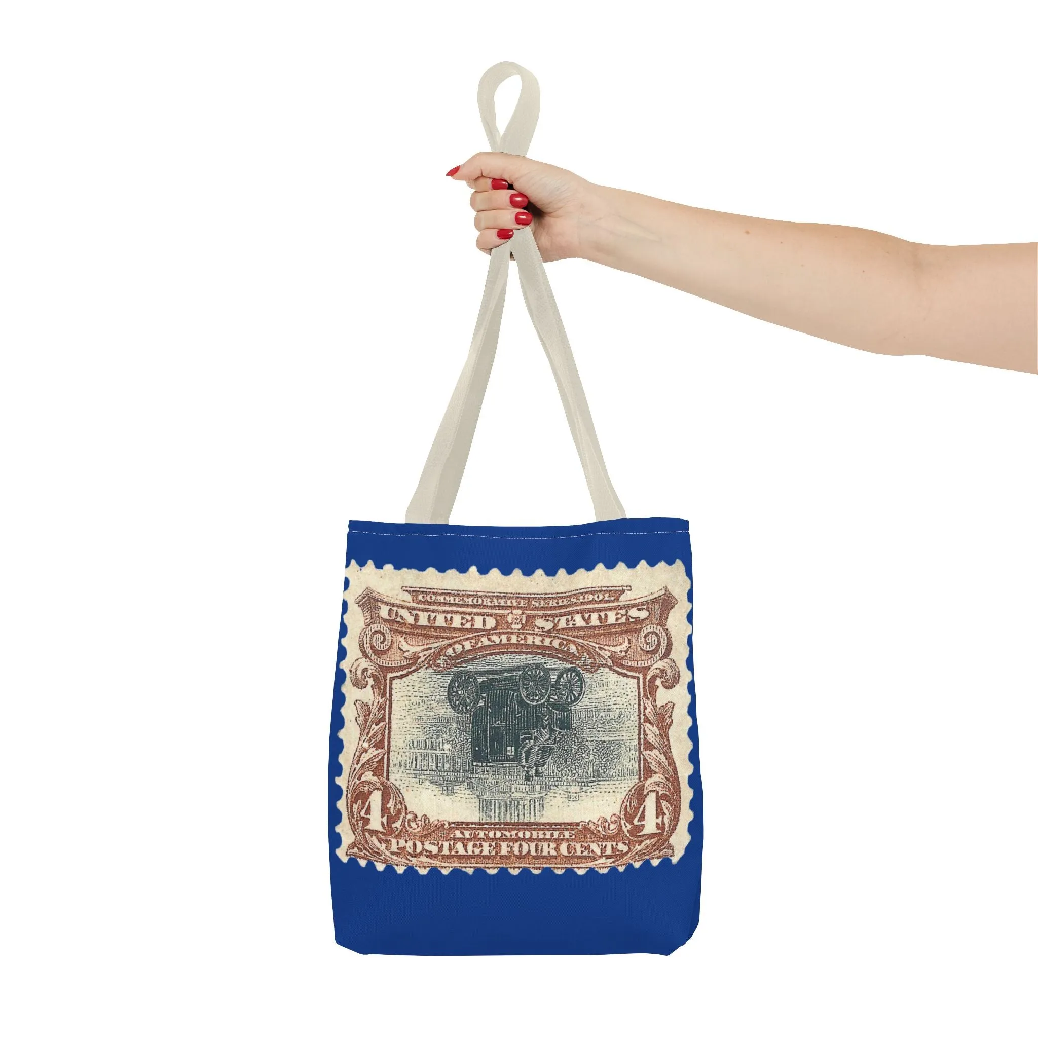 1901 2¢ PAN-AMERICAN EXPO AUTO STAMP ERROR Tote Bag