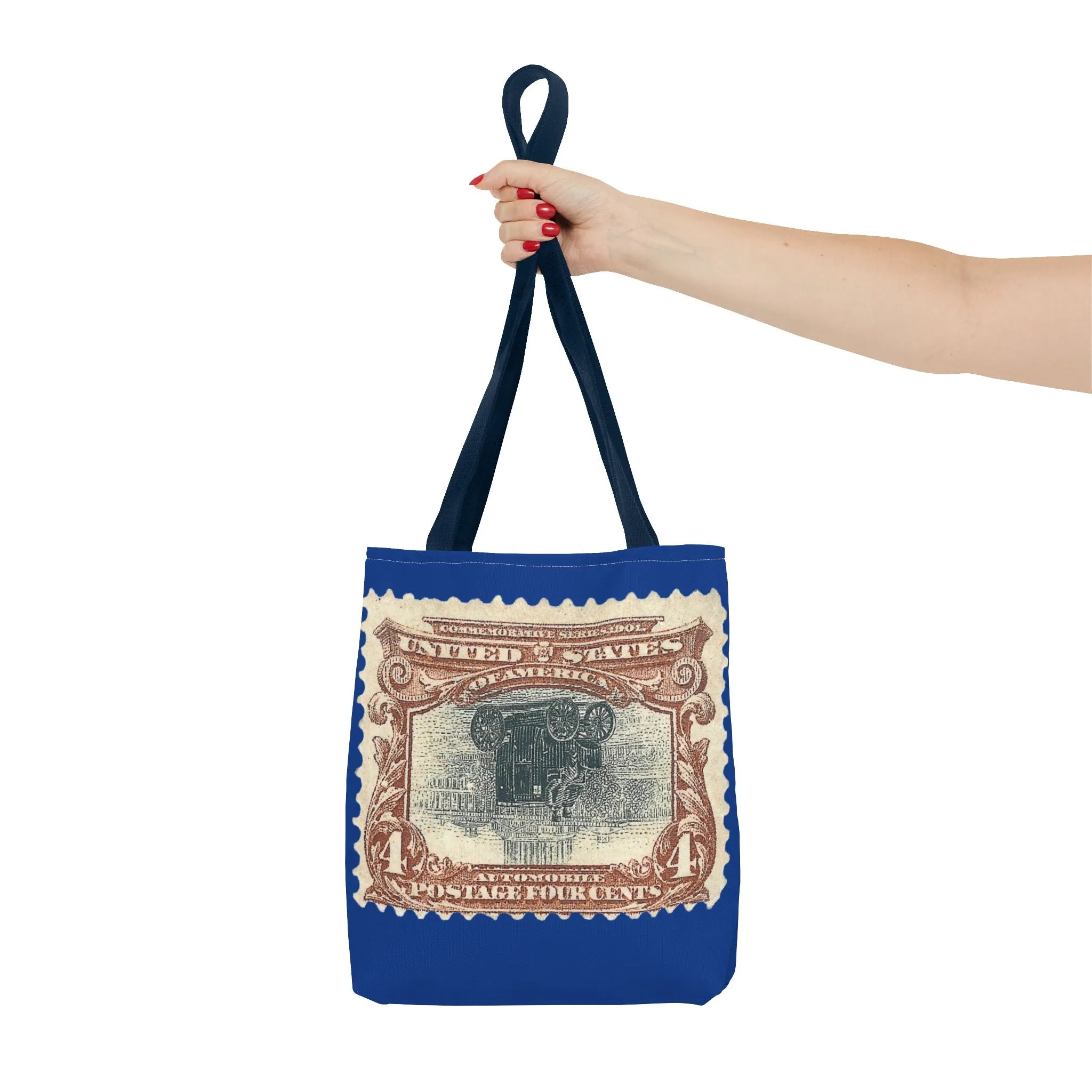 1901 2¢ PAN-AMERICAN EXPO AUTO STAMP ERROR Tote Bag