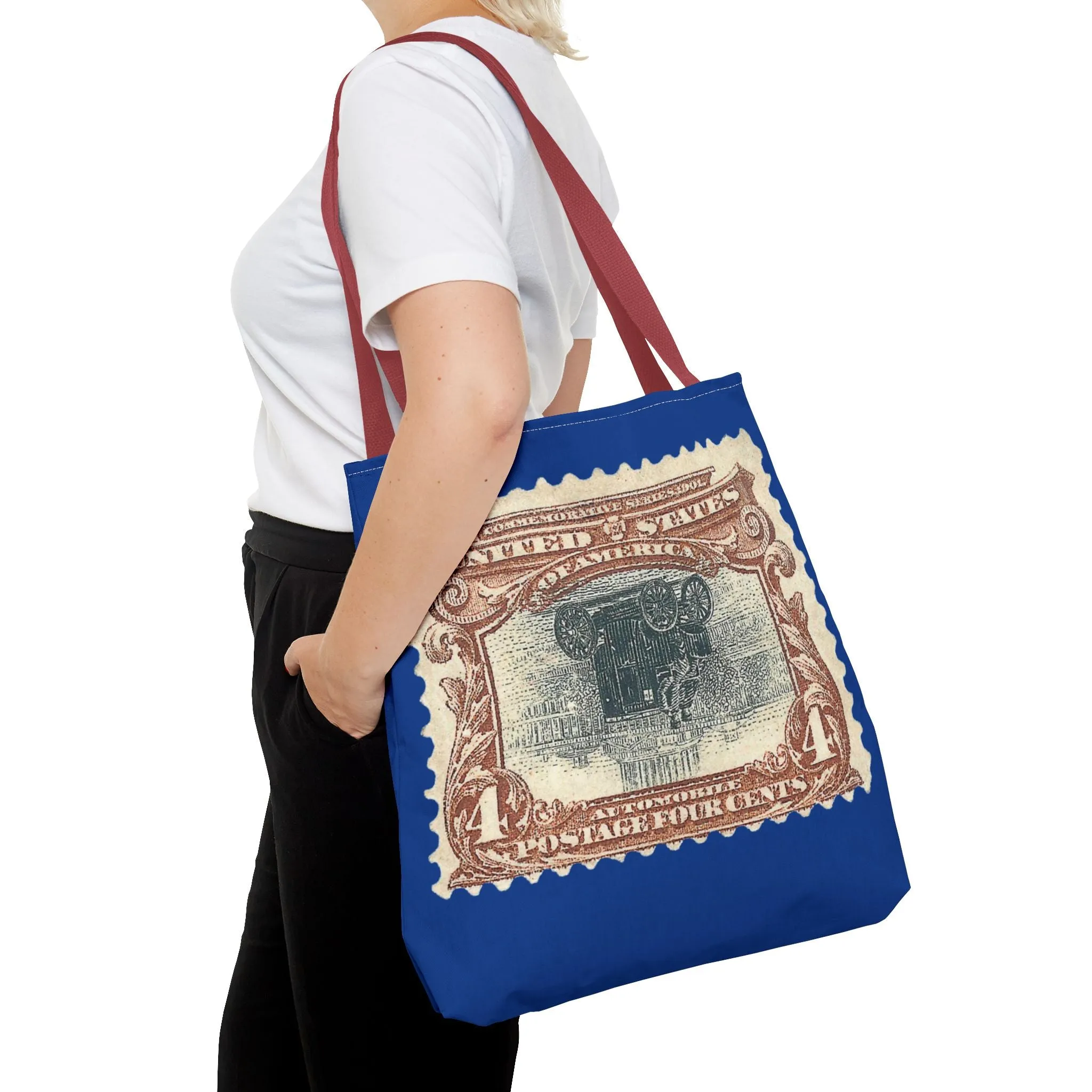 1901 2¢ PAN-AMERICAN EXPO AUTO STAMP ERROR Tote Bag