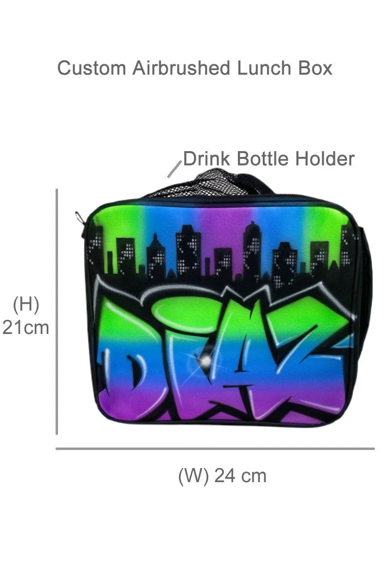 3 Colour City Style Custom Combo (Combo1) 1x Cap 1x Backpack, 1x Lunchbox