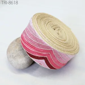 3 Yard Pink Embroidery 55mm Trim Border Embroidered Saree Ribbon  Crafting Accessories for Beach Bags, Hats, Costumes Christmas Home Decor