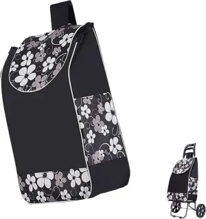 35L Trolley Bags for Shopping Cart - Shopping Cart Replacement Bag, Oxford Cloth Waterproof Storage Bag, Collapsible Shopping Trolley Storage Bag, Trolley Replacement Bag with Side Pockets
