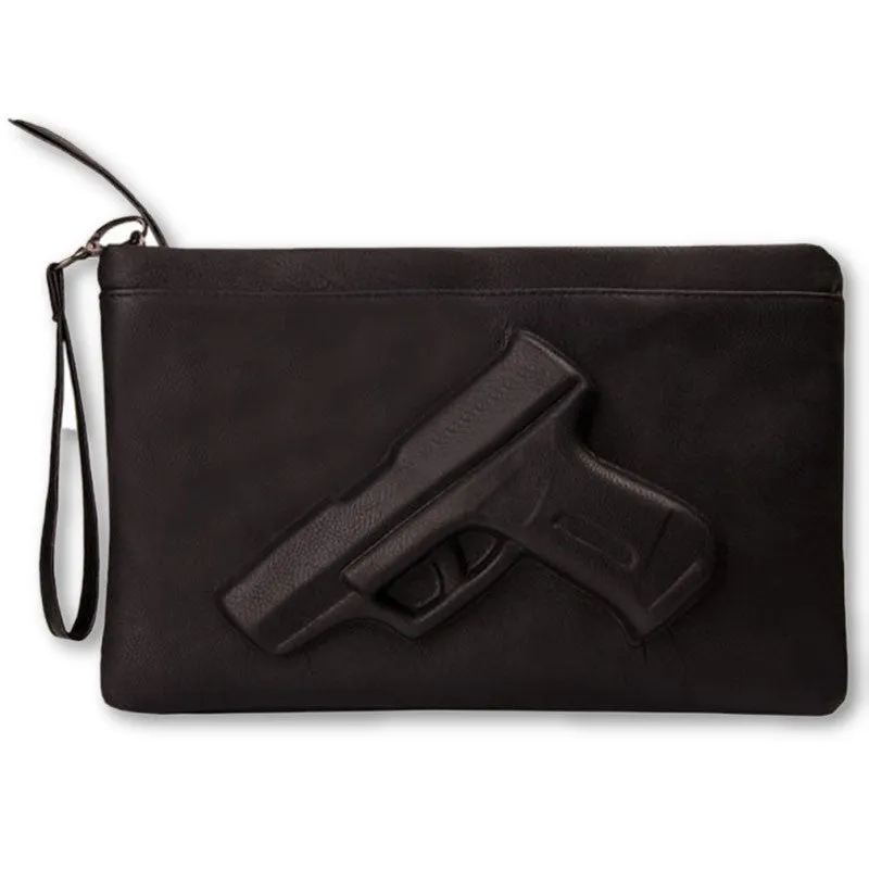 3D Print Gun Bag women messenger bags Designer clutch purse famous brand women bag ladies Envelope Clutches With Strap or Chain