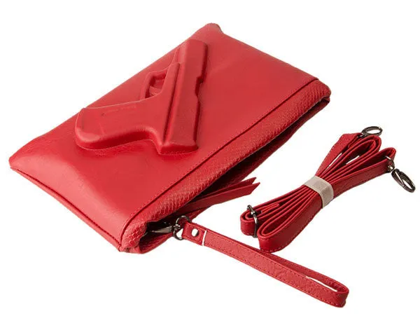 3D Print Gun Bag women messenger bags Designer clutch purse famous brand women bag ladies Envelope Clutches With Strap or Chain
