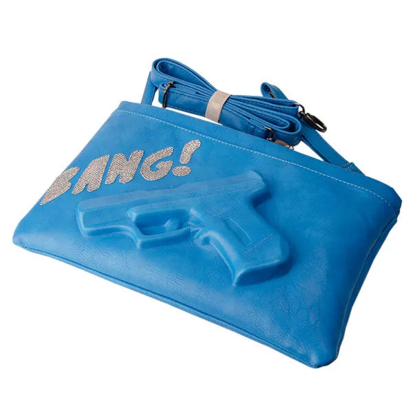 3D Print Gun Bag women messenger bags Designer clutch purse famous brand women bag ladies Envelope Clutches With Strap or Chain