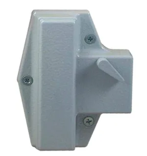 90426D plex 900 Series Metal Mechanical Pushbutton Auxiliary Lock with Thumbturn, Fits 44mm to 54mm Thick Door, 25mm Deadbolt Latch, Satin Chrome Finish