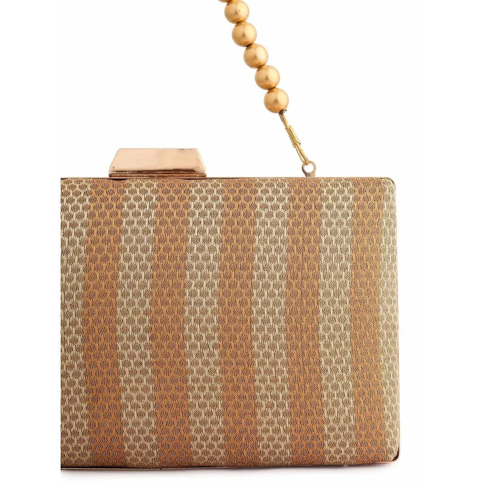 A Clutch Story Gold Garba Clutch