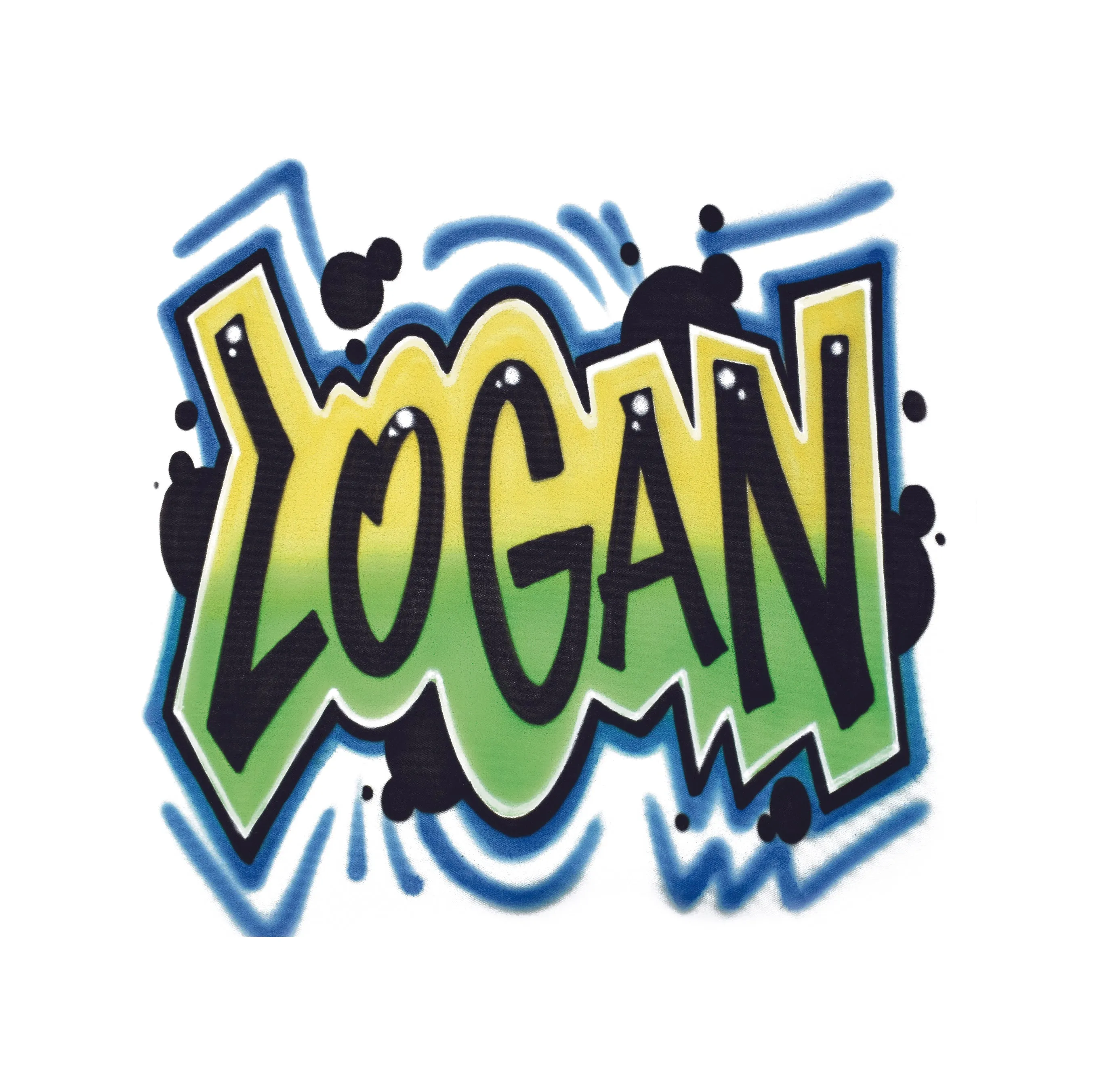 Airbrush Backpack Name Design 011