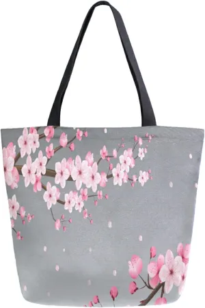 ALAZA Canvas Tote Bag Large Women Casual Shoulder Bag Handbag For Outdoors Holiday Weekender Travel
