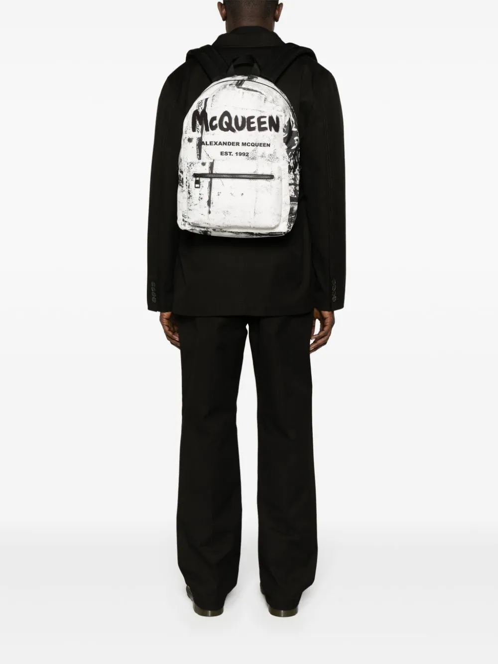 Alexander Mc Queen Graffiti Metropolitan Backpack