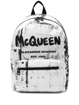 Alexander Mc Queen Graffiti Metropolitan Backpack