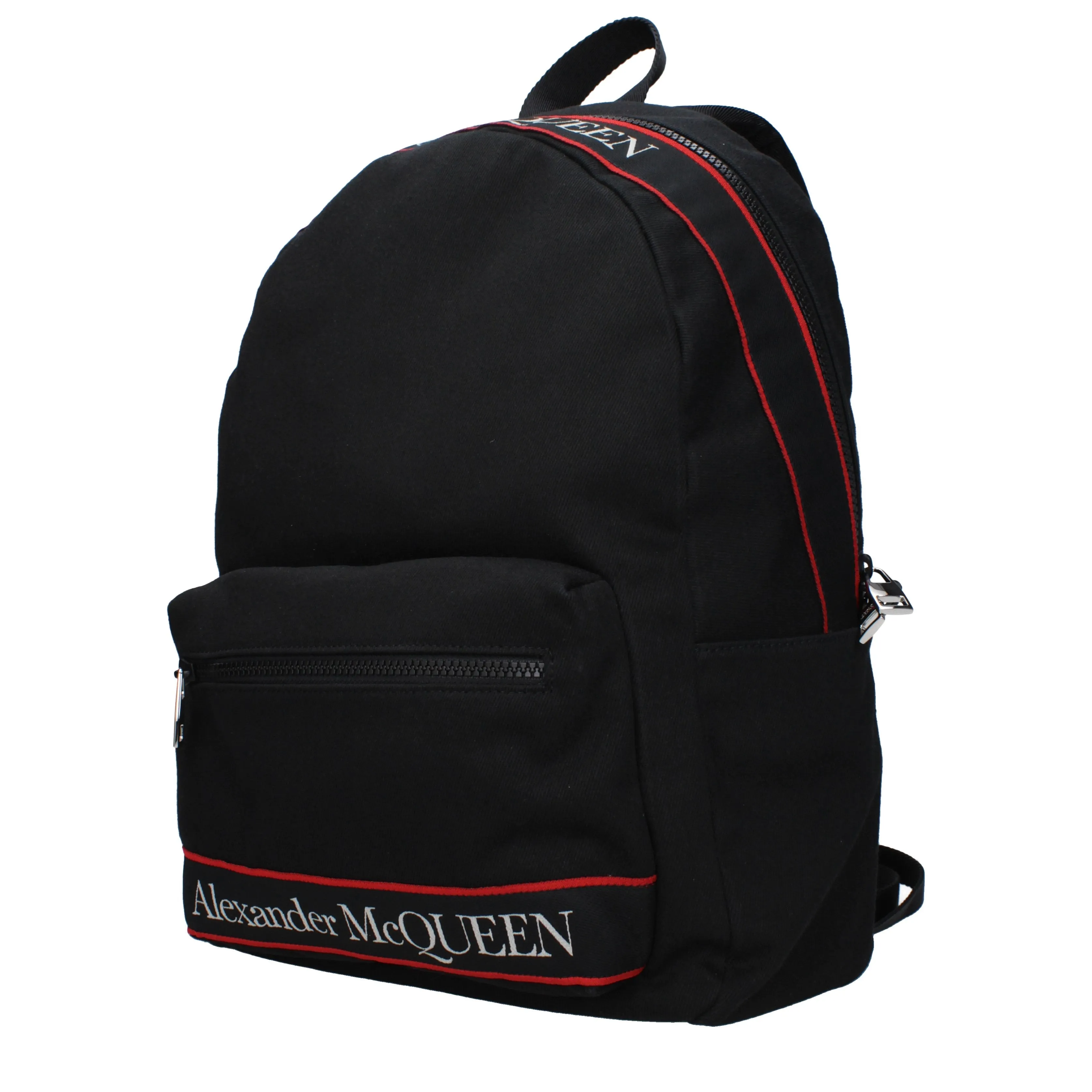 Alexander McQueen Backpacks and Baby Bags Man Fabric Black