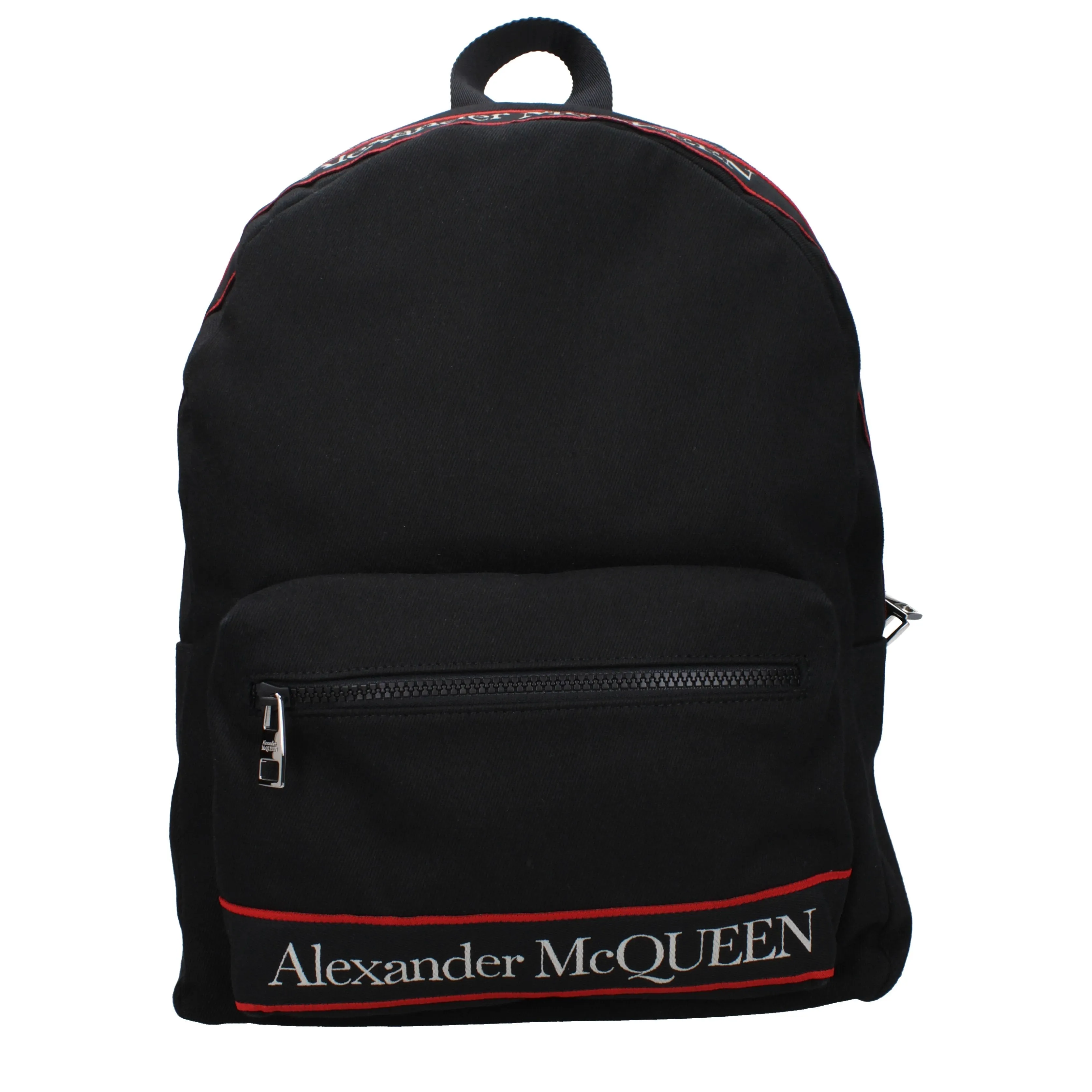 Alexander McQueen Backpacks and Baby Bags Man Fabric Black