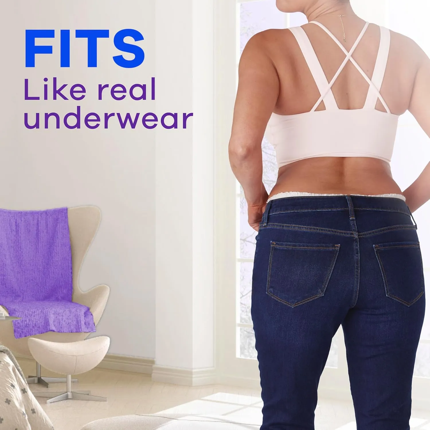 Always Discreet Adult Incontinence Underwear for Women and Postpartum Underwear, XL, Up to 100% Bladder Leak Protection, 64 Count (Packaging May Vary)