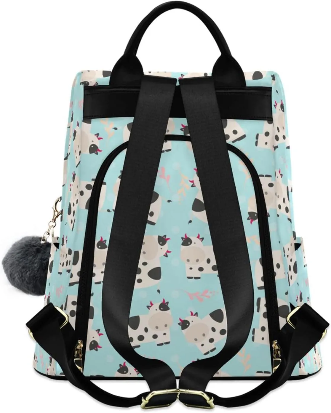 Animal Print Anti-theft Backpack Handbags for Women Travel Rucksack Lightweight Shoulder Bags 13.4 X 5.9 X 15in Pattern 10