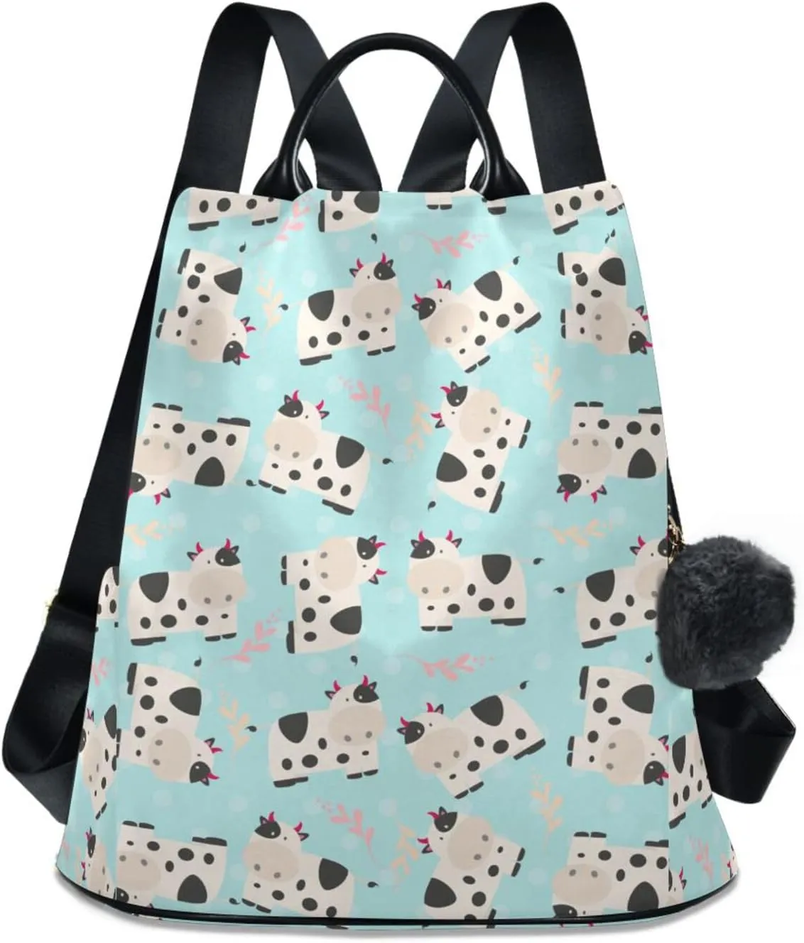 Animal Print Anti-theft Backpack Handbags for Women Travel Rucksack Lightweight Shoulder Bags 13.4 X 5.9 X 15in Pattern 10