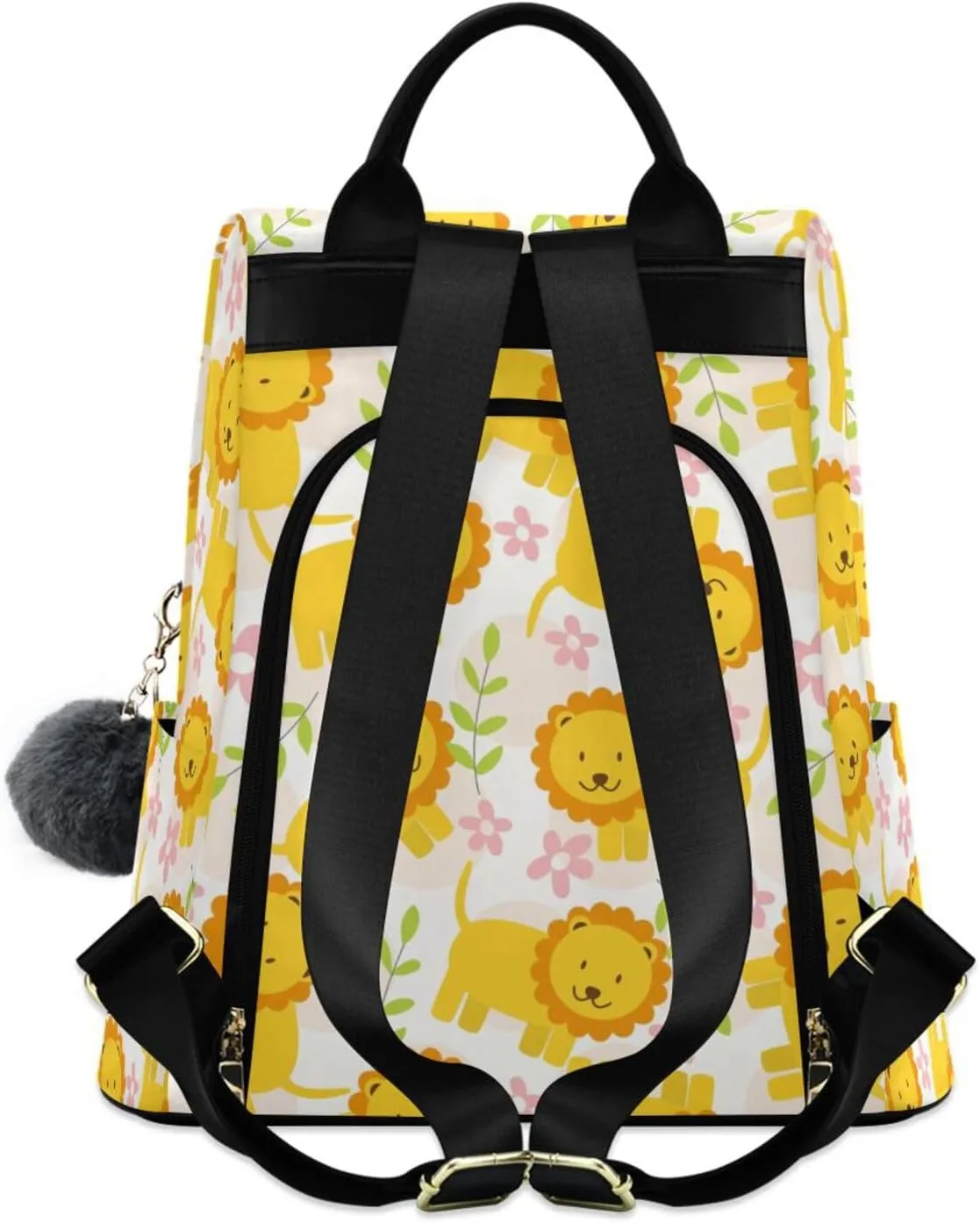 Animal Print Anti-theft Backpack Handbags for Women Travel Rucksack Lightweight Shoulder Bags 13.4 X 5.9 X 15in Pattern 11