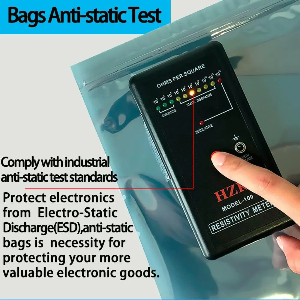 Anti Static Bags, 20pcs 16x20in Open Top Extra Large ESD Shielding Bags for Large Motherboard, GPU, Graphics Card and Electronic Devices