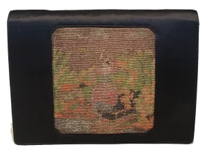 Anton Moritz Vintage Needlepoint Silk Clutch
