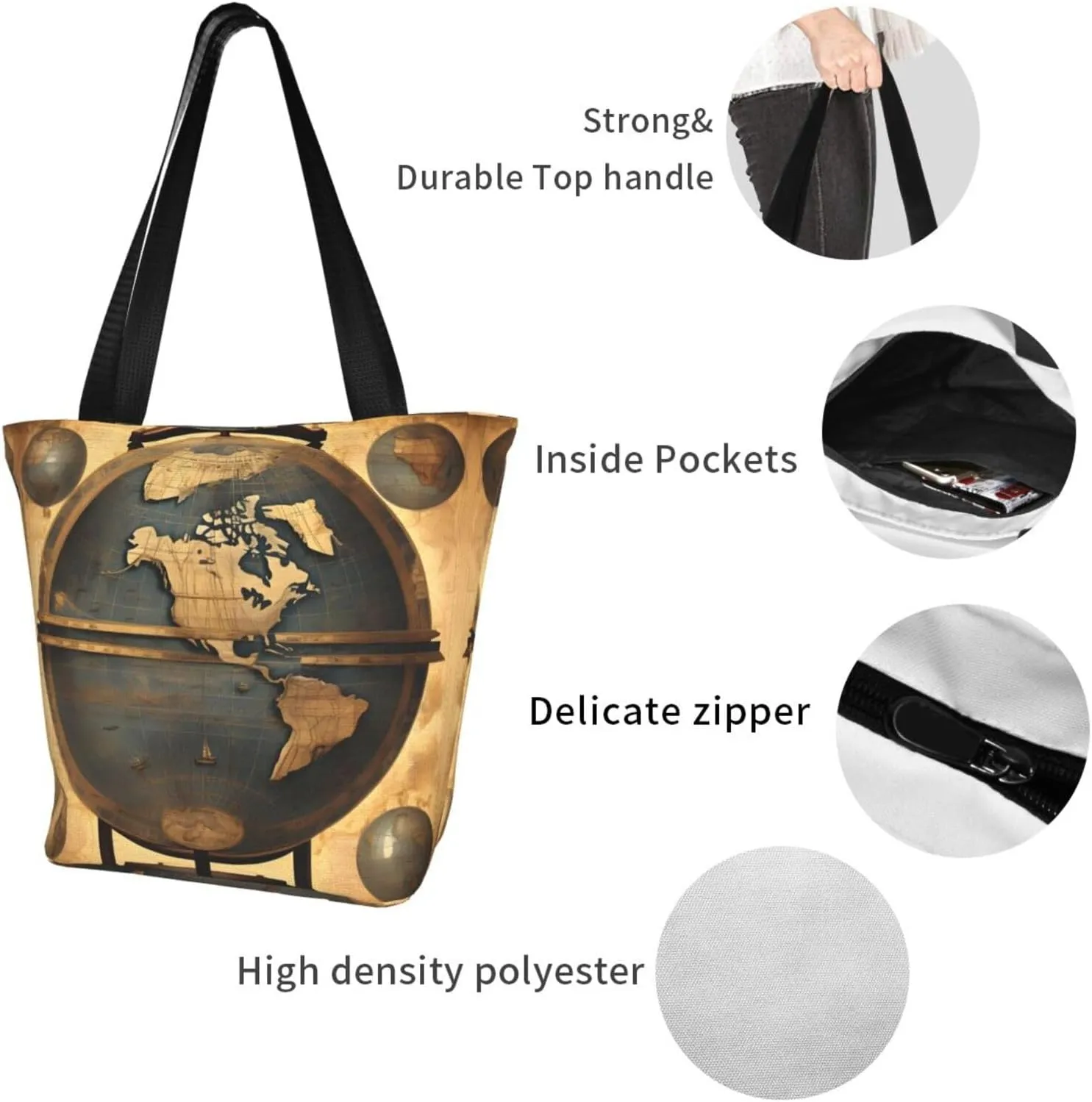 Army Digital Camouflage Print Shoulder Tote Bag Women'S Large Size Handbag Casual Tote Shopping Bag For Women