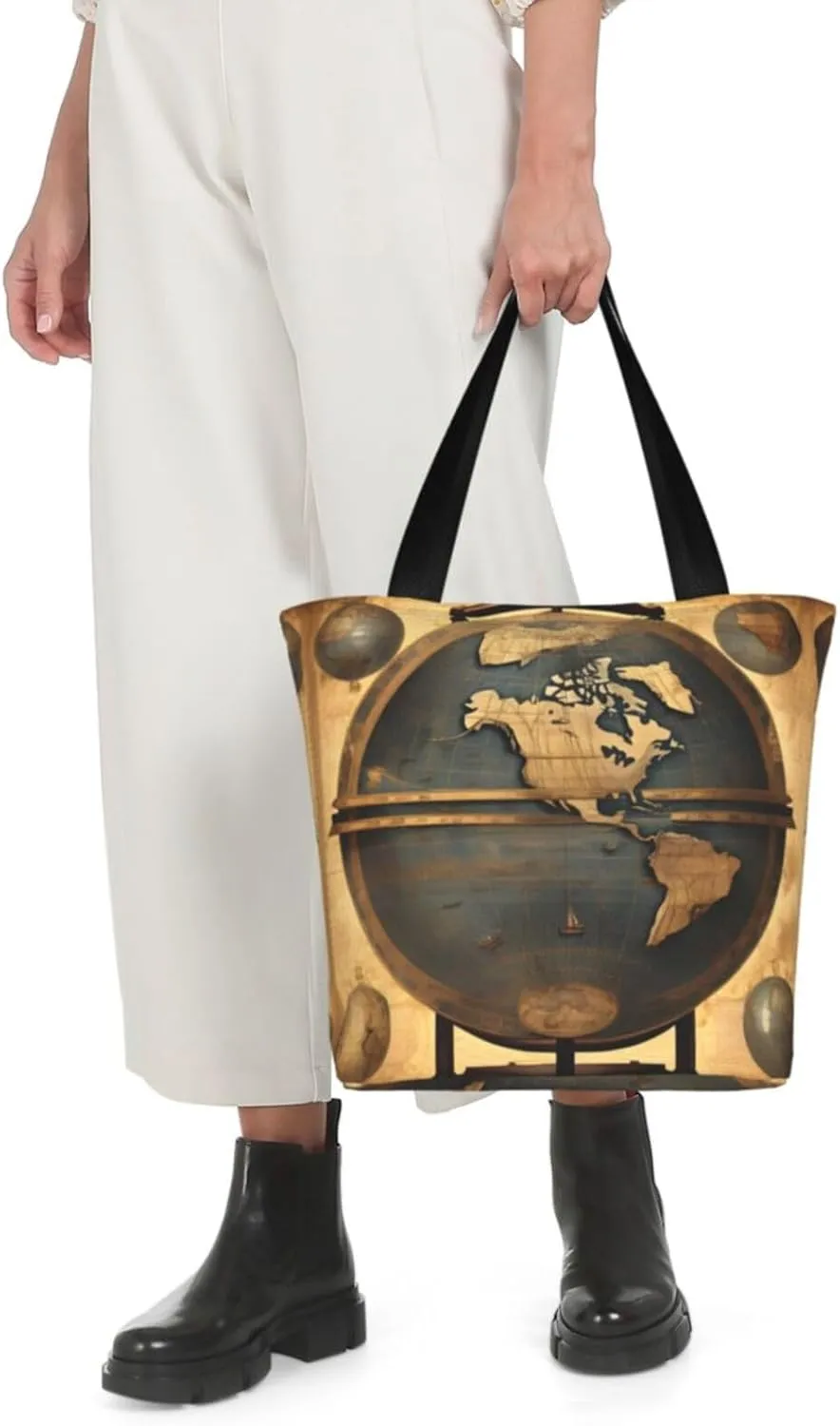 Army Digital Camouflage Print Shoulder Tote Bag Women'S Large Size Handbag Casual Tote Shopping Bag For Women