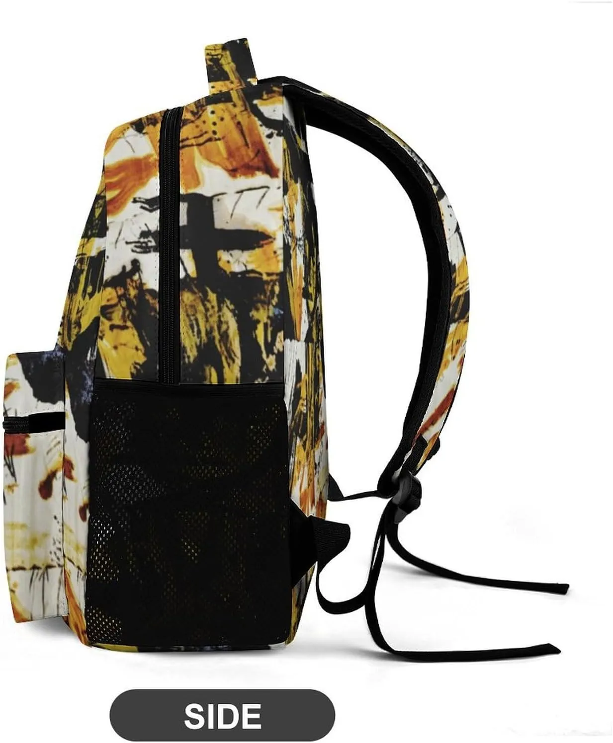 Art Graffiti Wall Printed Laptop Backpack Travel Camping Backpack for Men Women, School Bookbag for Kids