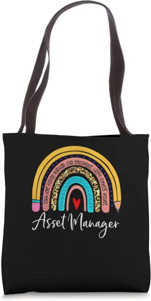 Asset Manager Rainbow Leopard Legal Justice legitimate Tote Bag