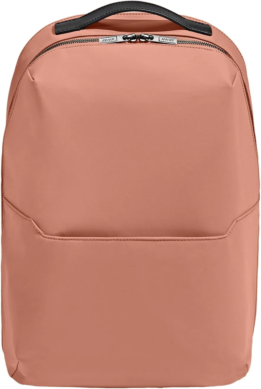 Away Everywhere Zip Backpack, Travel Backpack with Laptop Sleeve, Lightweight & Durable, Travel Essentials, Clay Pink