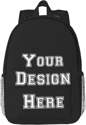 Backpack Large-capacity Casual Travel Laptop Bag Design Text Photo Logo Personalized Backpack,Small