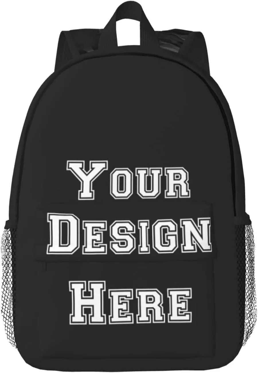 Backpack Large-capacity Casual Travel Laptop Bag Design Text Photo Logo Personalized Backpack,Small