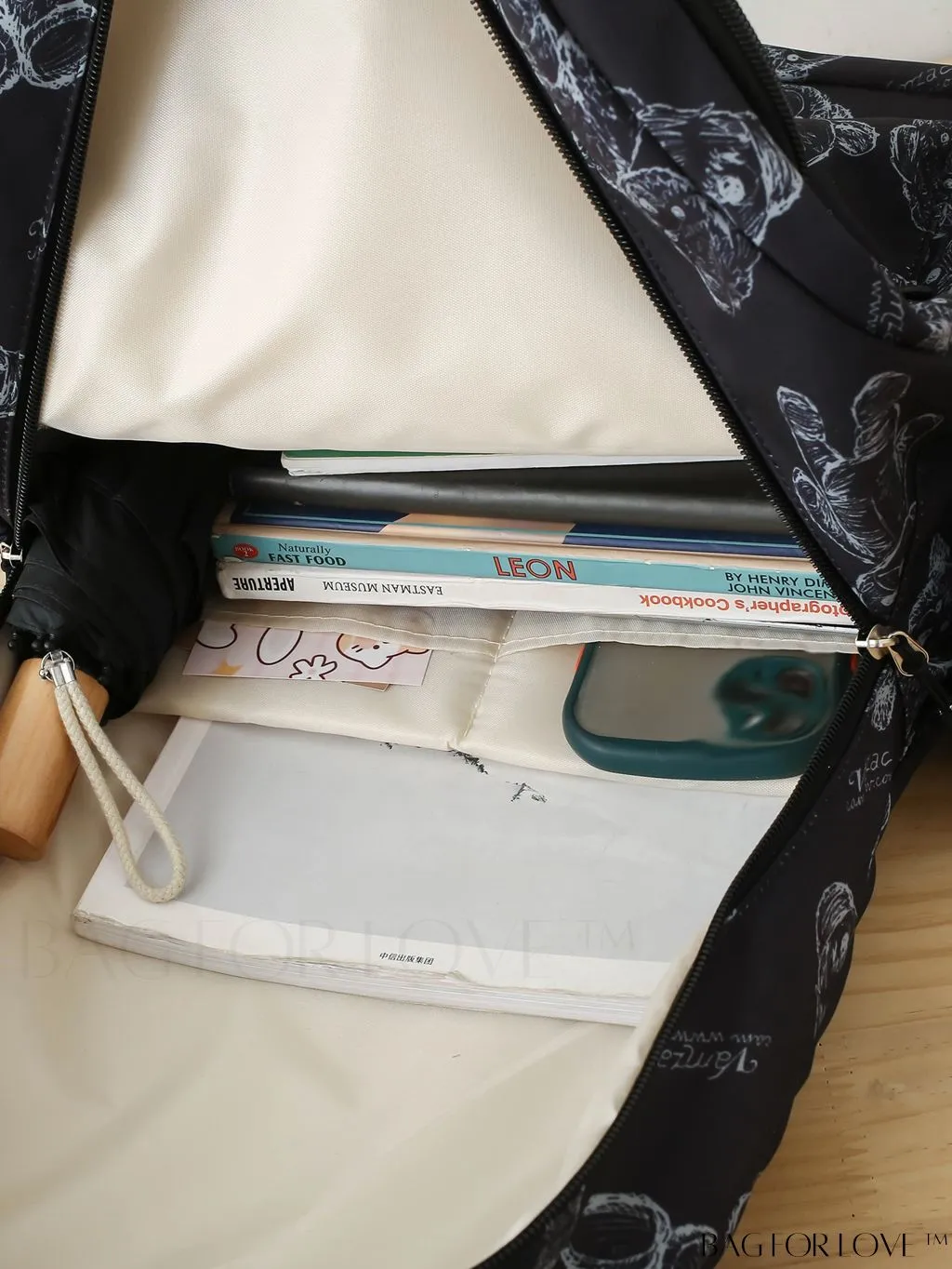 BagForLove - Korean Style Graffiti Backpack: Lightweight, Spacious, and Stylish for College Women