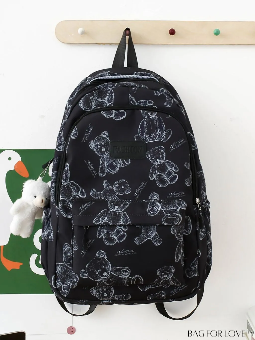 BagForLove - Korean Style Graffiti Backpack: Lightweight, Spacious, and Stylish for College Women