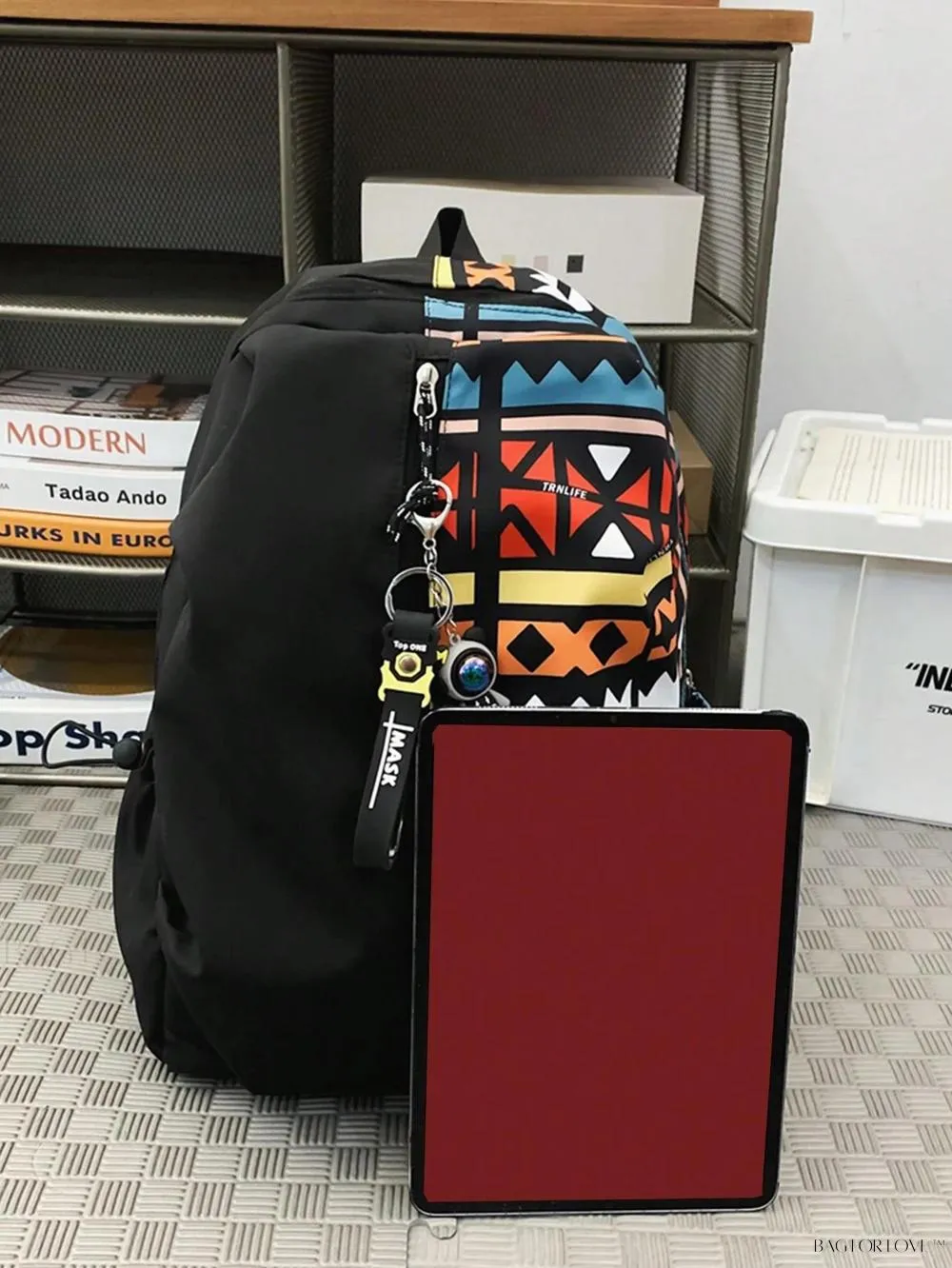 BagForLove - Stylish Graffiti Print Messenger Bag for Travel and School