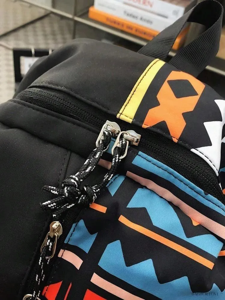 BagForLove - Stylish Graffiti Print Messenger Bag for Travel and School