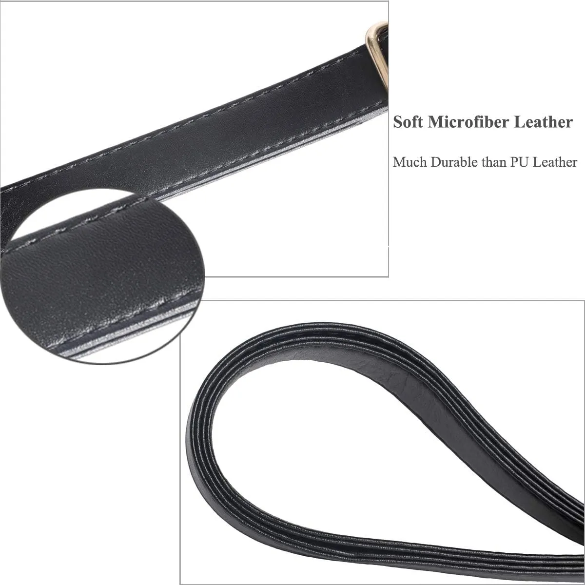 BEAULEGAN Purse Chain Strap Replacement for Shoulder and Crossbody Bag, Lightweight, 51 Inch Long 0.8 Inch Wide (Black/Gunmetal)