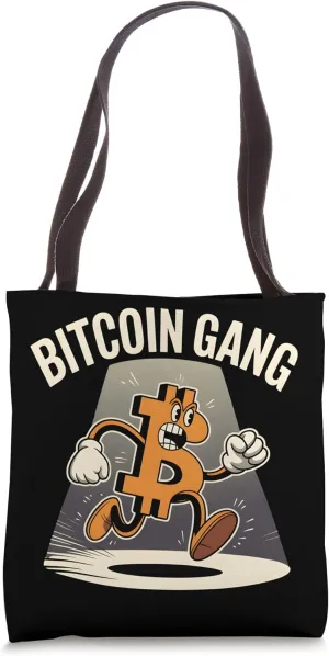Bitcoin Gang Crypto Meme Streetwear Tote Bag